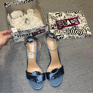 NIB Blue Austen heels by Brash